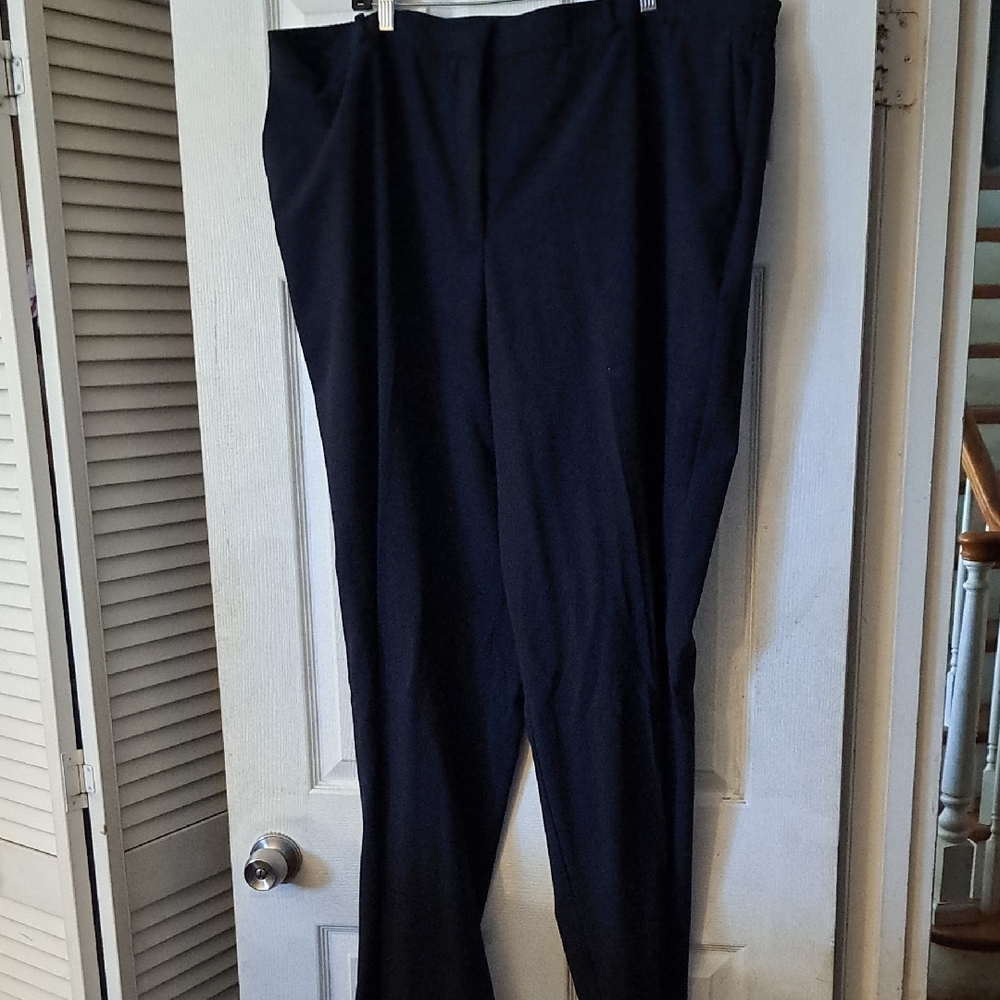 Avenue Women Dark Navy Dress Pants